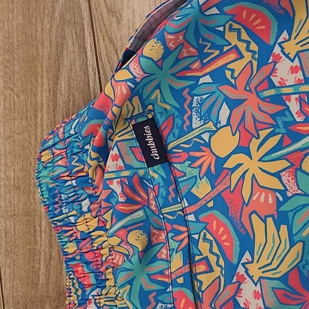Chubbies Colorful Beach Multicolor Pattern Medium… - image 8
